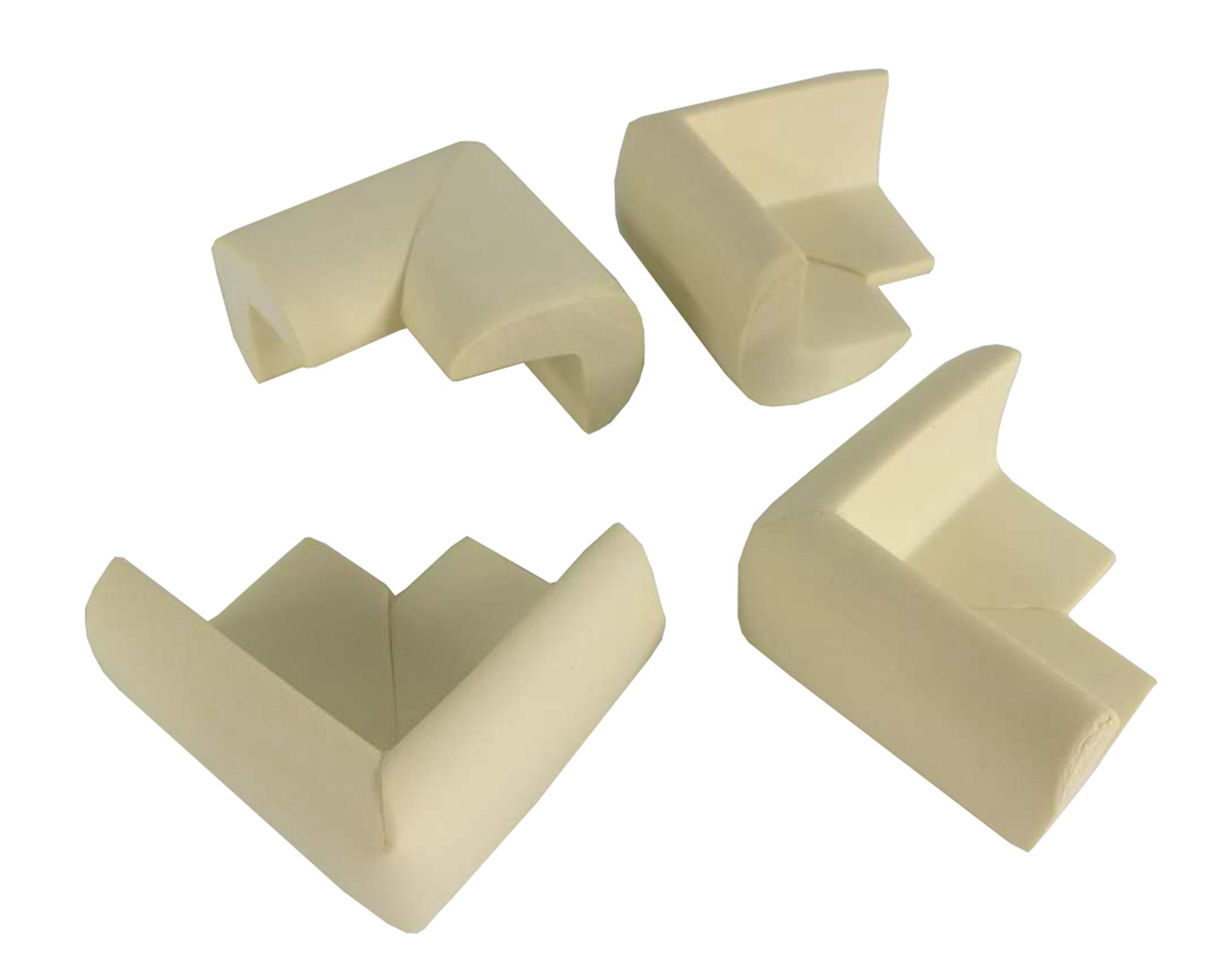 FixtureDisplays 20 Piece Corner Guards Cushion Protectors Bumper Furniture Edge Safety Cover Table Corner Protector Baby Bumper Guard Creamy White 16850 Wayfair